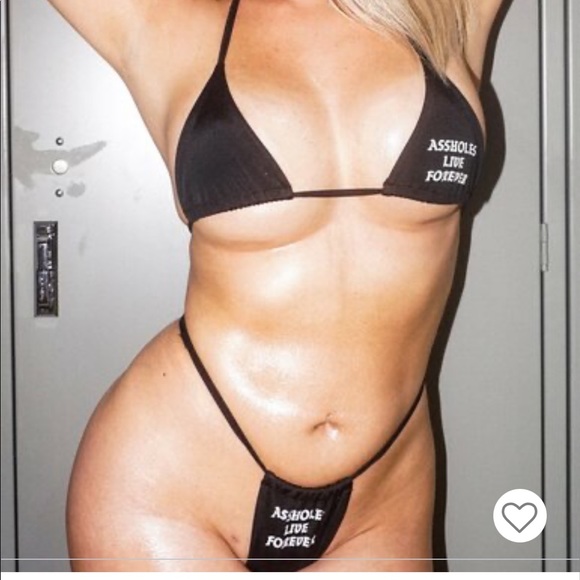 Assholes live forever bikini ONE SIZE - Picture 1 of 3